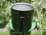 1973 Rogers Vintage 16X16 Gloss Black Ebony Floor Tom Shell, Project. Fixed Price $134.99.