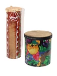 2 Handmade Remo Percussion Rain Forest Floor 6.5 & Tall 11.5 Jamaca Bongo Drums. Fixed Price $29.25.