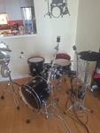 Atv Electronic Drums Black Played 3 Times. Fixed Price $1200.00.