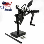 Cnc Black Adjustable Motorcycle Foot Pegs Rearsets For Yamaha R6 2003 2004-2005. Fixed Price $115.33.