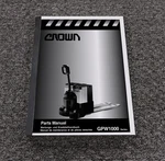 Crown LP3010 LP3020 Series Forklift Pallet Jack Truck Parts Catalog Manual. Fixed Price $124.74.