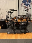 Yamaha DTX8K-X Electronic Drum Set With Tcs Heads Real Wood. Fixed Price $2700.00.