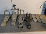 Vintage Ludwig Speed King & Rogers Bass Drum Pedal Lot With Extras. Fixed Price $74.95.
