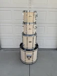 Vintage Pearl Export-pro Series 4-PIECE Drum Set 22-16-13-12. Fixed Price $579.99.