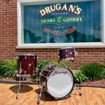 Slingerland Radio King 3-PLY Mahogany/poplar Drum Set Maroon Glass Glitter. Fixed Price $3049.99.