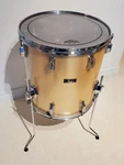 Rare Pearl Floor Tom Drum 16X16 Satin Gold Phenolic 8 Lug Gorgeous Mint Clean A+. Fixed Price $399.00.
