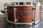 Dunnett Classic 2 6.5X14 Monoply Walnutsnare Drum. Fixed Price $1200.00.