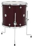 Dw Design Series Maple Floor Tom, 16X18, Cherry Stain Gloss Lacquer W/chrome. Fixed Price $579.00.