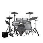Efnote Pro 501 Traditional Electronic Drum Set White Sparkle. Fixed Price $5799.99.