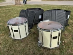 Vintage Pearl Competitor Series Marching Snare -white W/hard Cases (1 Drum). Fixed Price $275.00.