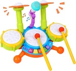 Kids Drum Set, Electric Musical Instruments Toys With 2 Sticks. Fixed Price $29.99.