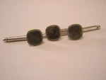 5/16" Square Mother Of Pearl Formal Vintage Tux Prom Groom Shirt Studs Set C362. Fixed Price $39.49.