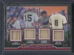 2024 Leaf Lumber Baseball Simmons Cooper Yount Braun #MC-18 Mt Crushmore Bat /3. Fixed Price $29.99.