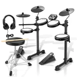 Donner DED-80 Electric Drum Set With Online Melodics Lessons Throne Headphones. Fixed Price $283.49.