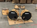 Ddrum M.a.x. 24 Dbl Bass Set Satin Natural, Carmine Appice Style W/ Extras. Fixed Price $1200.00.