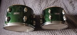 Vintage Cb 700 Drums 12" 13" Green. Fixed Price $52.77.
