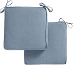Sunbrella 17" Square Outdoor Chair Pad Set, Spectrum Denim - 2 Count. Fixed Price $141.99.