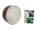 Roosebeck Bodhran Drum Single-bar Tunable + Book/dvd & Tipper 16 X 7". Fixed Price $239.99.