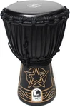 Toca Percussion Sully Erna Black Mamba Wood Rope Tuned Djembe - 8 Inches. Fixed Price $89.99.