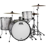 Pearl President Deluxe 3PIECE Shell Pack With 24 In Bass Drum Silver Sparkle. Fixed Price $1429.99.