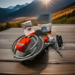 Ivation Battery Powered Handheld Portable Outdoorcamping Shower Kit Rechargeable. Fixed Price $39.45.