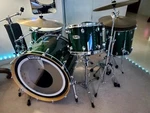 Mapex *pro M* Floor Tom Drum 16X16 Maple Lacquered 8 Lug Gorgeous Emerald Green. Fixed Price $329.00.
