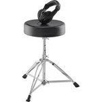 Alesis Drum Essentials Throne And Headphones. Fixed Price $99.00.