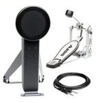 Alesis 6" Kick Drum Pad Bundle With Pedal, 1/4" Ts Cable. Fixed Price $204.99.