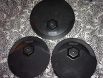 Simmons 10"+12" SD600CYM10S 12S Lot For E Drum SD600, SD1250 1/4" Input Cracks. Fixed Price $21.12.