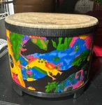 Remo Kids Percussion Analog Hand Drum, Synthetic, Colorful Rainforest Design. Fixed Price $24.00.