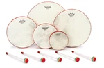 Remo Kid's Percussion Rain Forest Hand Drum Set Of 5 W/ Mallets Euc. Fixed Price $90.00.