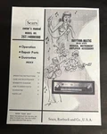 Sears Rhythm-matic Solid State Drum Machine Owner Manual Only. Fixed Price $19.99.