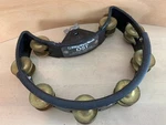 Drum Set Tambourine Black Brass Jingles DST11 Mounted. Fixed Price $48.00.
