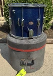 Vintage Slingerland Blue Sparkle Marching Snare Drum Tom Floor Parade. Fixed Price $299.00.