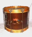 Vintage Slingerland Parade 12"X14" Calfskin Heads Eagle W/ Drumsticks. Fixed Price $126.97.