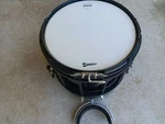 Premier 700 14"X12" Black Mirror Finish, Pipe Drum Marching Band Snare. Fixed Price $535.00.