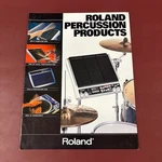 Roland Percussion Products Catalog Brochure Spd Pads, HPD-15, PM-1 Vintage. Fixed Price $25.00.