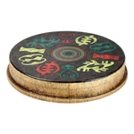 M2 Type Skyndeep, Adinkra Graphic, 12 Dia., 2.5 Collar Drum Head. Fixed Price $81.99.