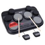 Pyle Electric Portable Midi In/out Drum Set W/8 Touch-sensitive Pads. Fixed Price $290.99.