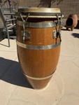 Gon Bops Vintage 11" Conga Drum Oak Wood Banded Rawhide Head Arizona Clean. Fixed Price $249.95.