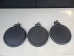 Lot Of 3 Roland PD-8 Dual Trigger Rubber Drum Pads. Fixed Price $65.00.