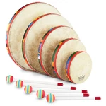 Remo Kid's Percussion Rain Forest Hand Drum Set. Fixed Price $119.95.
