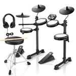 Donner DED-80 Electric Drum Set With Melodics Lessons Throne Headphones Black. Fixed Price $283.49.