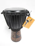 8" Black Mamba Rope Tuned Djembe Drum W/ Deluxe Bag. Fixed Price $159.99.