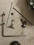 Antique Drum Trap Kit Parts Chinese Tom Mount Leedy Ludwig Cymbal. Fixed Price $100.00.