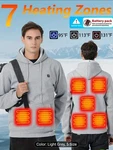 Heated Hoodie Women Usb Electric Warming Sweatshirt 7 Zone 3 Levels. Fixed Price $45.00.