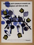 1994 Roland TDE-7K Electronic Drum Kit Vintage Print Ad. Fixed Price $9.99.