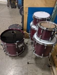 5 Pc Pearl Prestige Session Select Kit - Wine Red. Fixed Price $775.00.