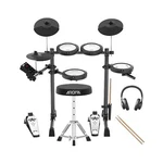 TDX-18 Electronic Drum Set With 4 Quiet Mesh Pads, 2 Switch Pedal, Porta.... Fixed Price $231.20.