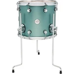 Dw Design Series Maple Floor Tom 14 X 12 In. Satin Sage Metallic. Fixed Price $469.00.